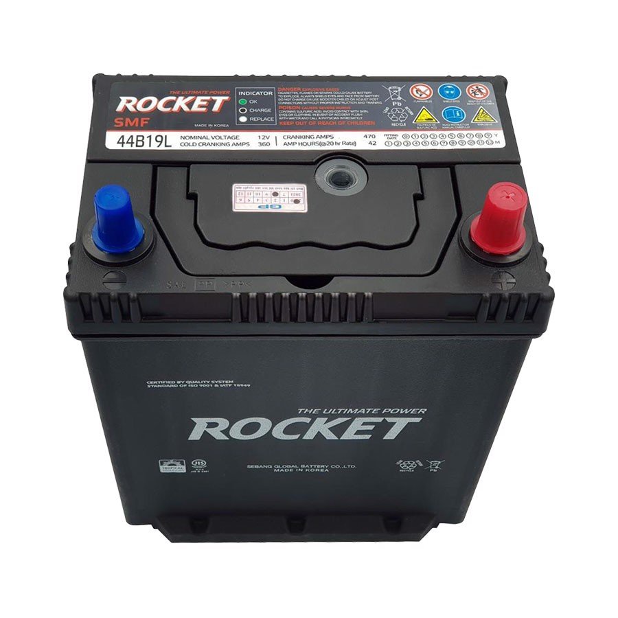 ẮC QUY ROCKET SMF 44B19R/L 12V-42AH
