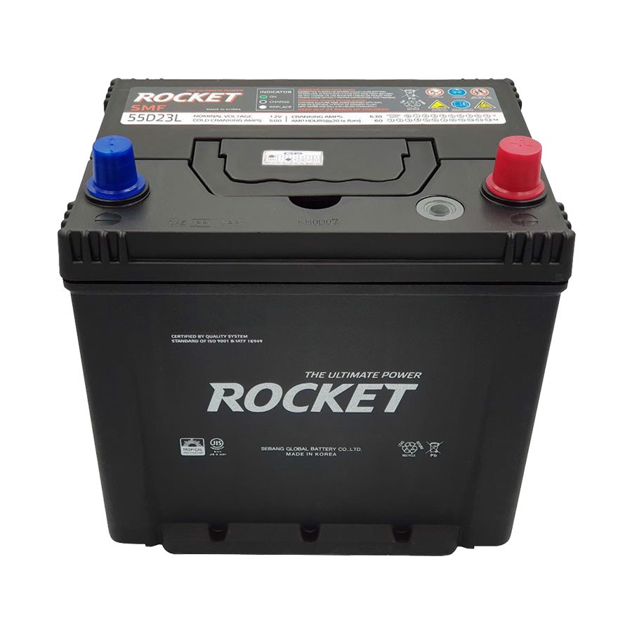 ẮC QUY ROCKET SMF 55D23R/L 12V-60AH