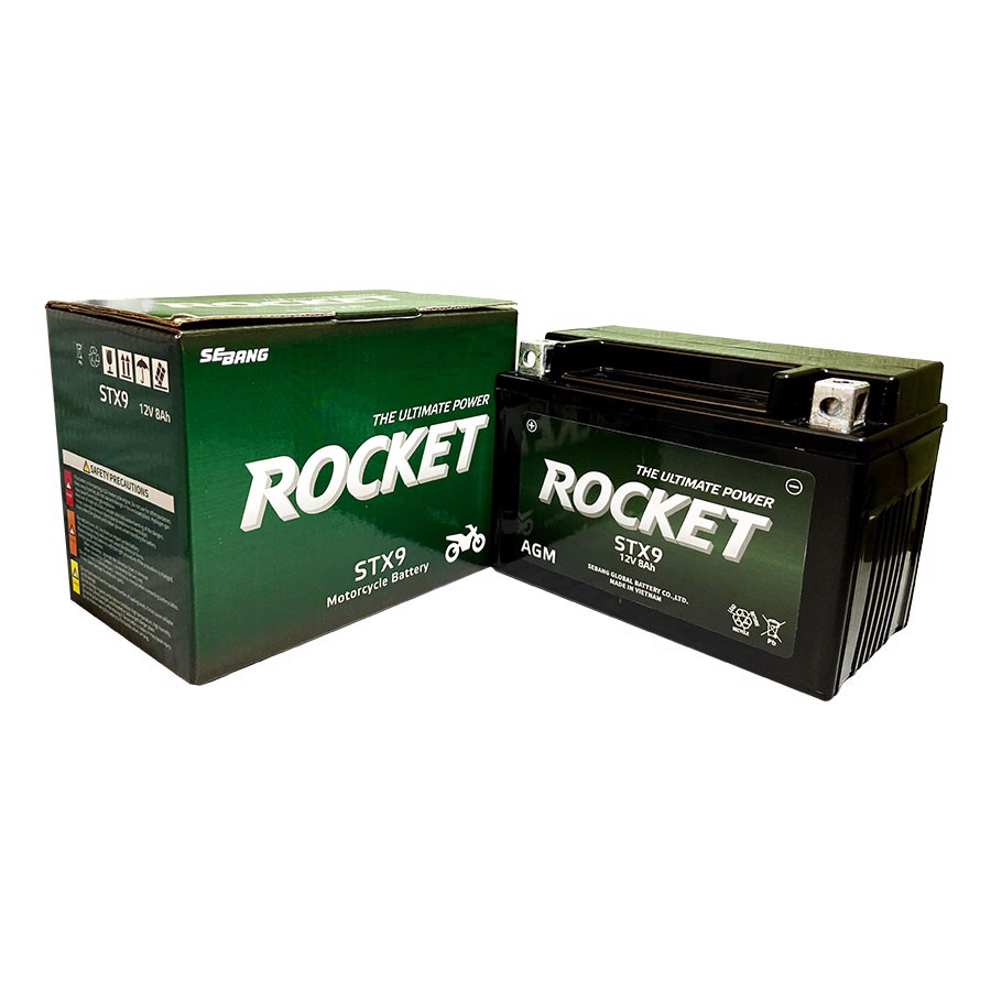 ẮC QUY ROCKET STX9 12V-8AH