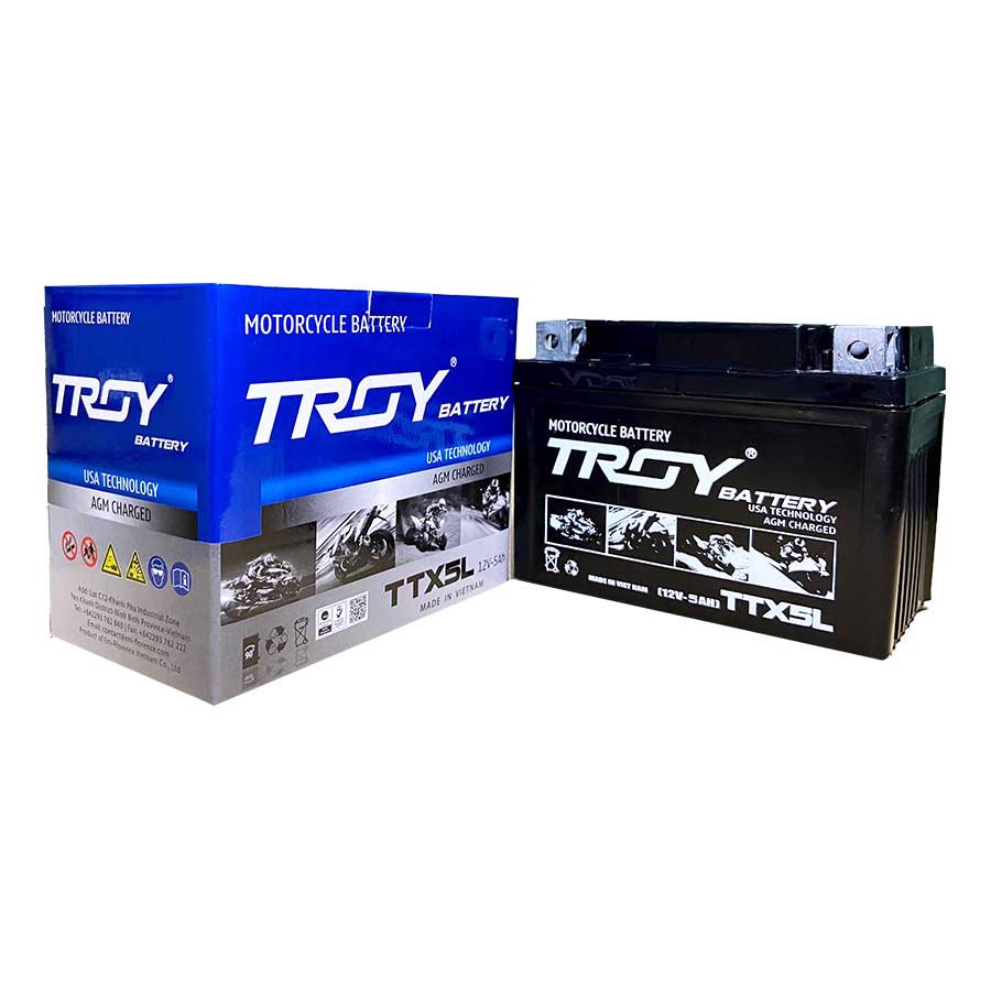 ẮC QUY TROY TTX5L 12V-5.0AH